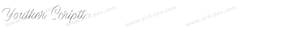Youther Scriptt字体转换